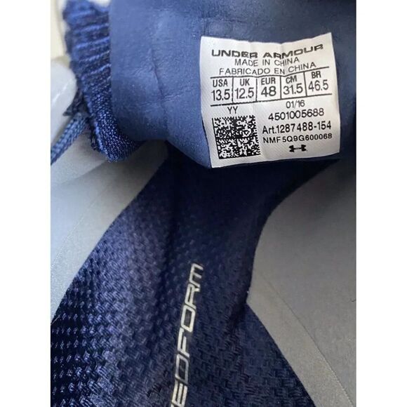 UNDER ARMOUR UA SPOTLIGHT MC FOOTBALL CLEATS Men’s Sz 14 1287488-154 NEW No Box - Picture 8 of 8